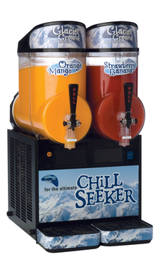 Stoelting Iceberg Slushies Moderate Capacity Visual Display Two Cylinder Counter-Top Freezer Frozen Beverage Slush Machine